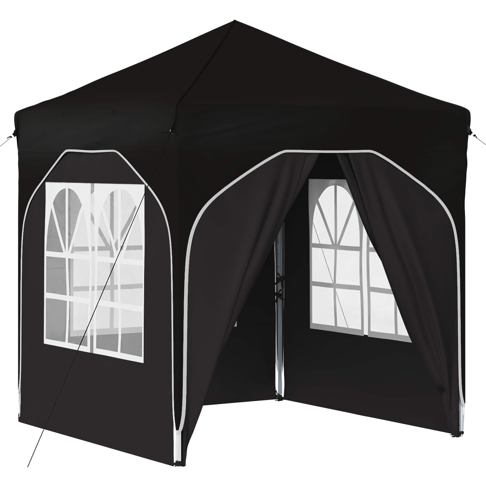vidaXL Namiot imprezowy rozkładany 192 x 192 x 245 cm Czarny