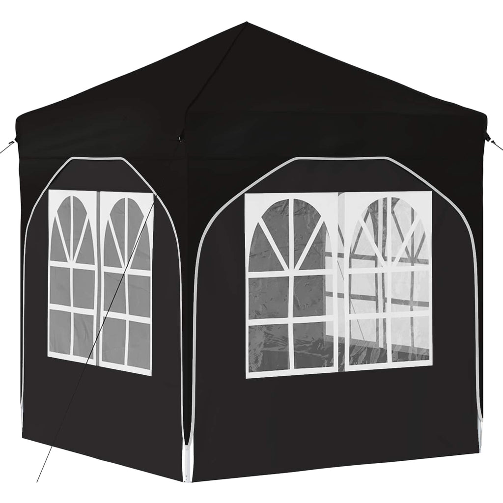 vidaXL Namiot imprezowy rozkładany 192 x 192 x 245 cm Czarny