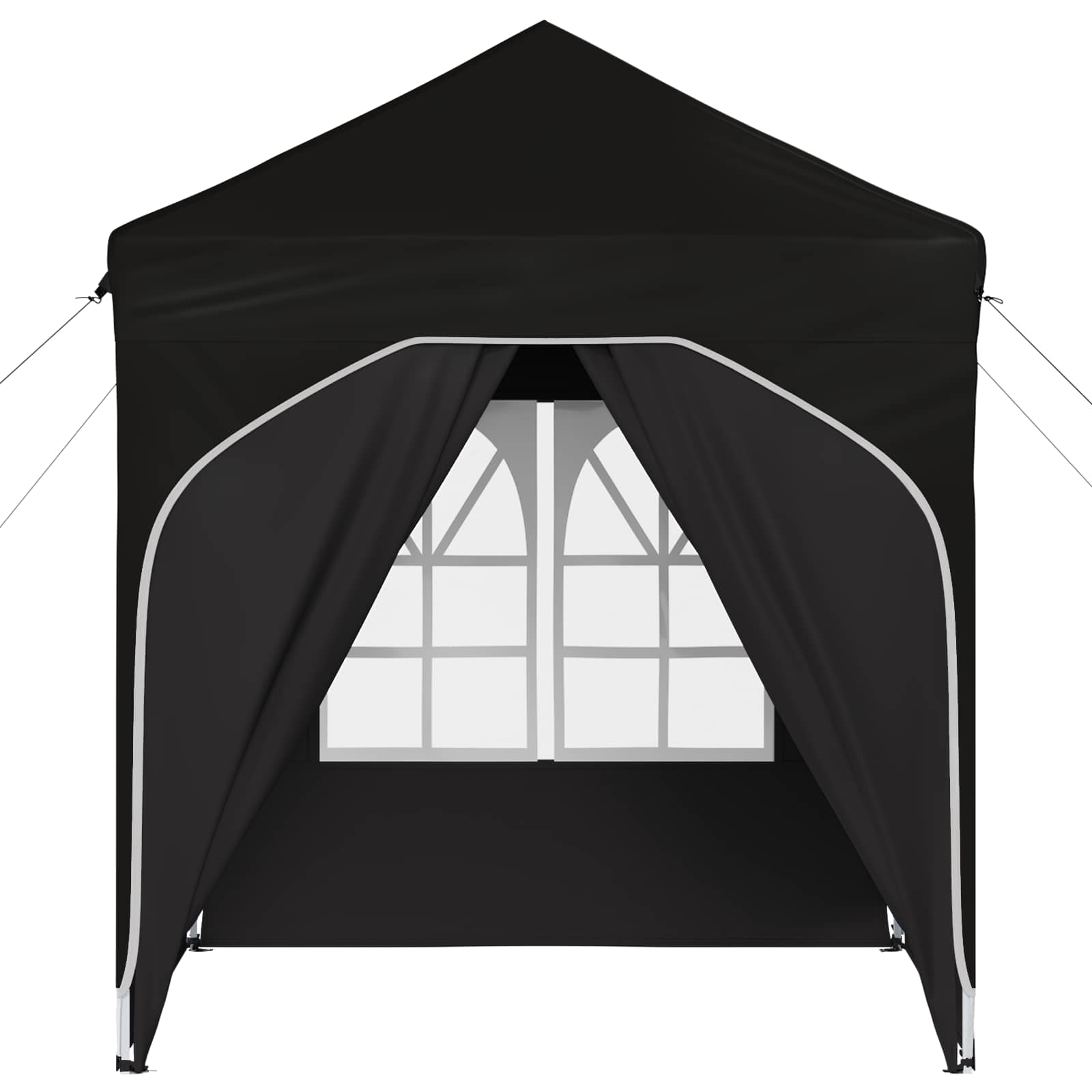 vidaXL Namiot imprezowy rozkładany 192 x 192 x 245 cm Czarny