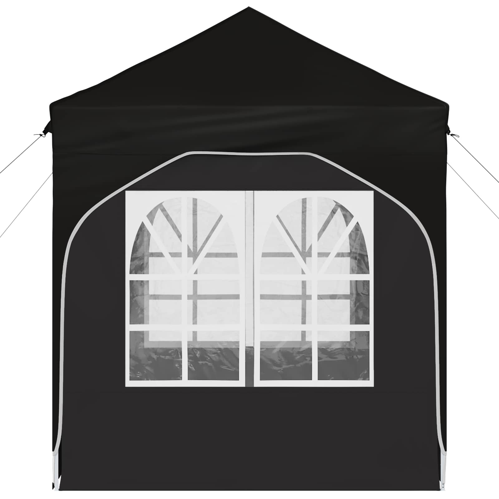 vidaXL Namiot imprezowy rozkładany 192 x 192 x 245 cm Czarny