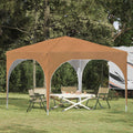 vidaXL Namiot imprezowy rozkładany 290 x 290 x 245 cm Beżowy
