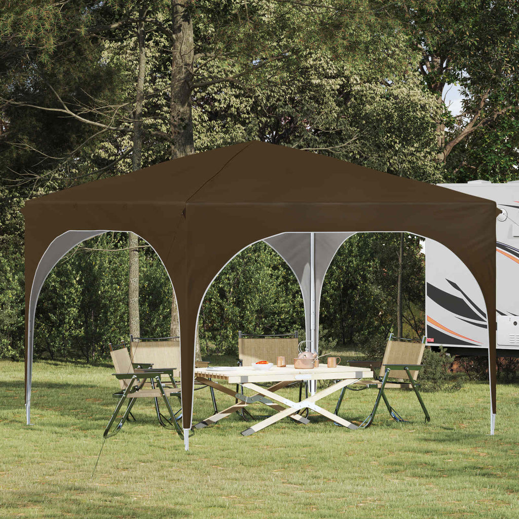 vidaXL Namiot imprezowy rozkładany 290 x 290 x 245 cm Ciemnoszary