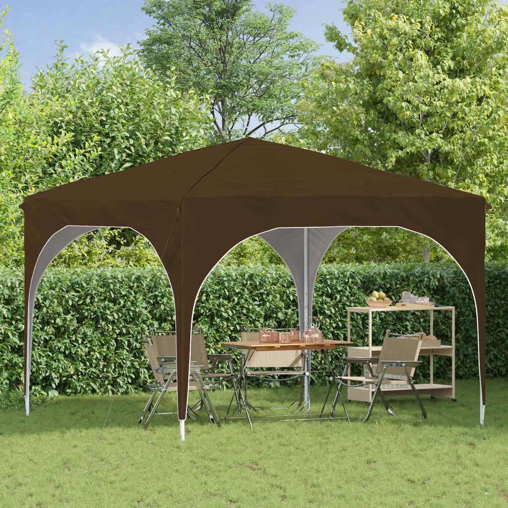 vidaXL Namiot imprezowy rozkładany 290 x 290 x 245 cm Ciemnoszary