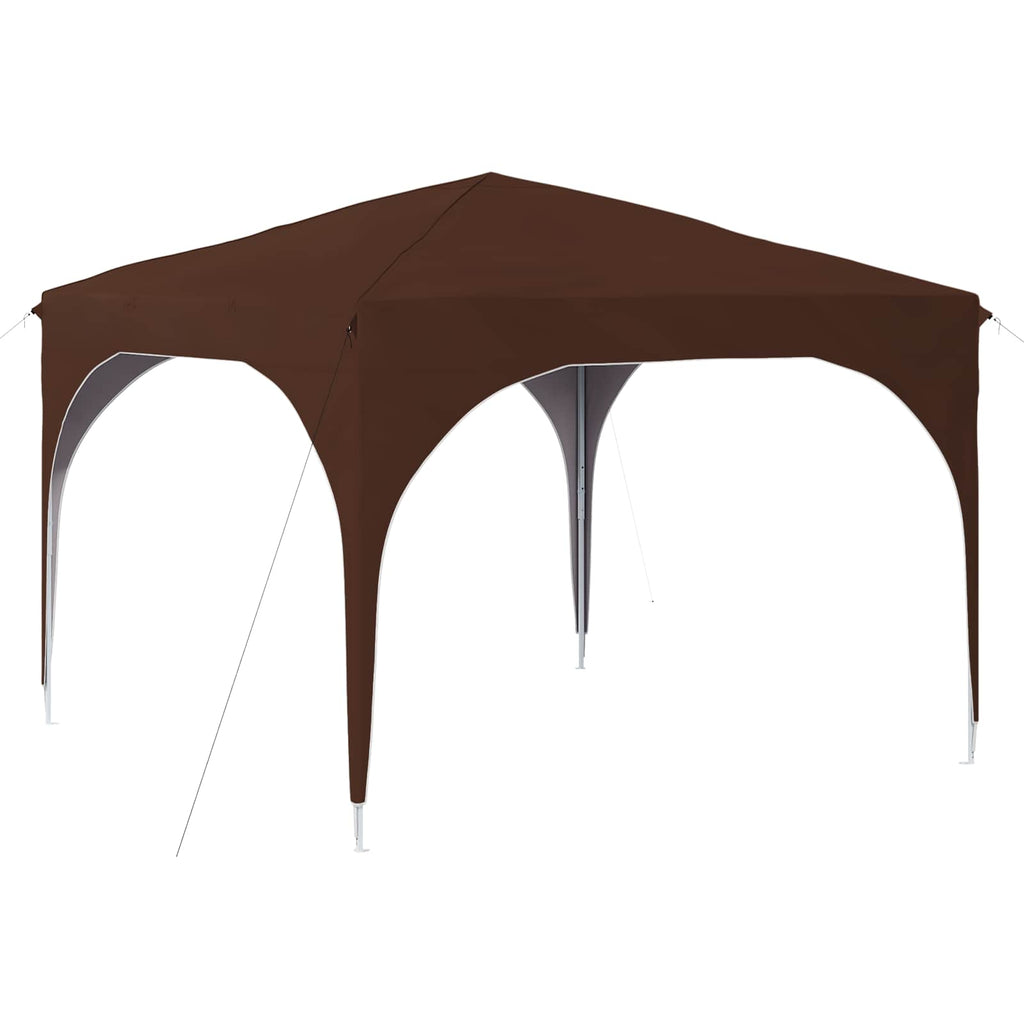vidaXL Namiot imprezowy rozkładany 290 x 290 x 245 cm brązowy
