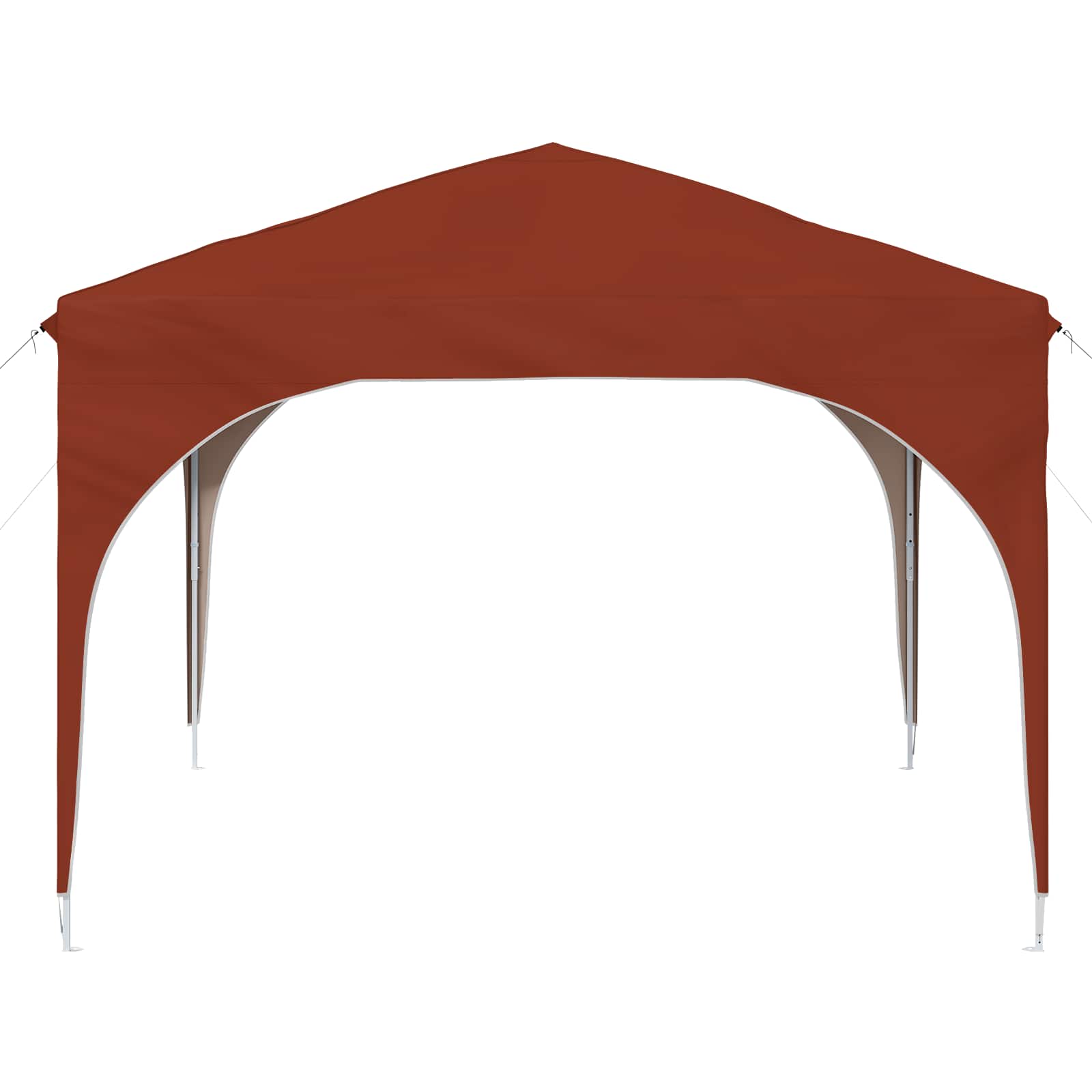 vidaXL Namiot imprezowy rozkładany 290 x 290 x 245 cm terakota