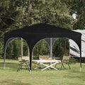 vidaXL Namiot imprezowy rozkładany 290 x 290 x 245 cm Czarny