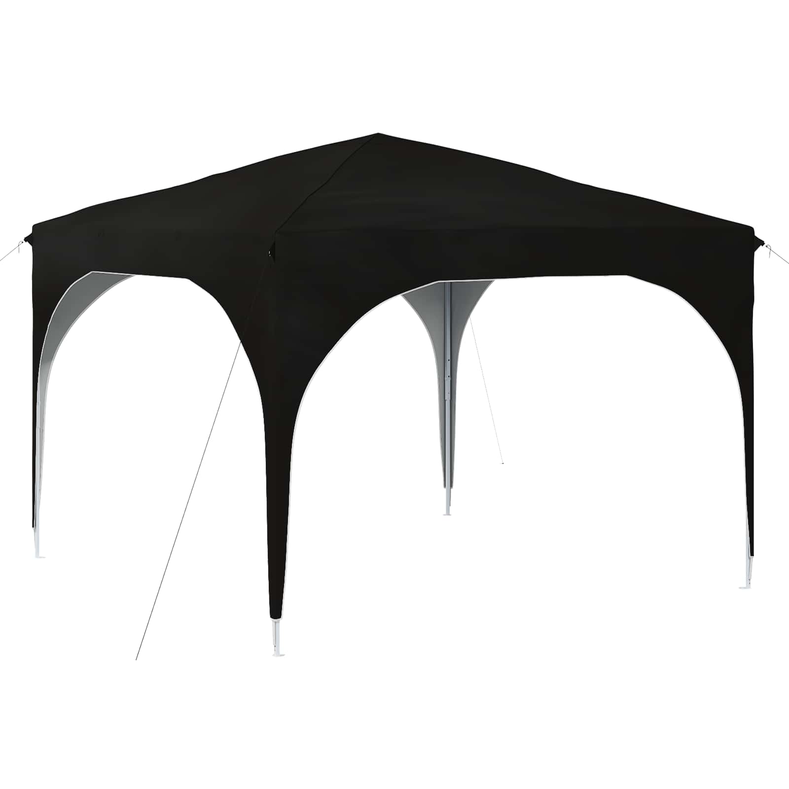 vidaXL Namiot imprezowy rozkładany 290 x 290 x 245 cm Czarny