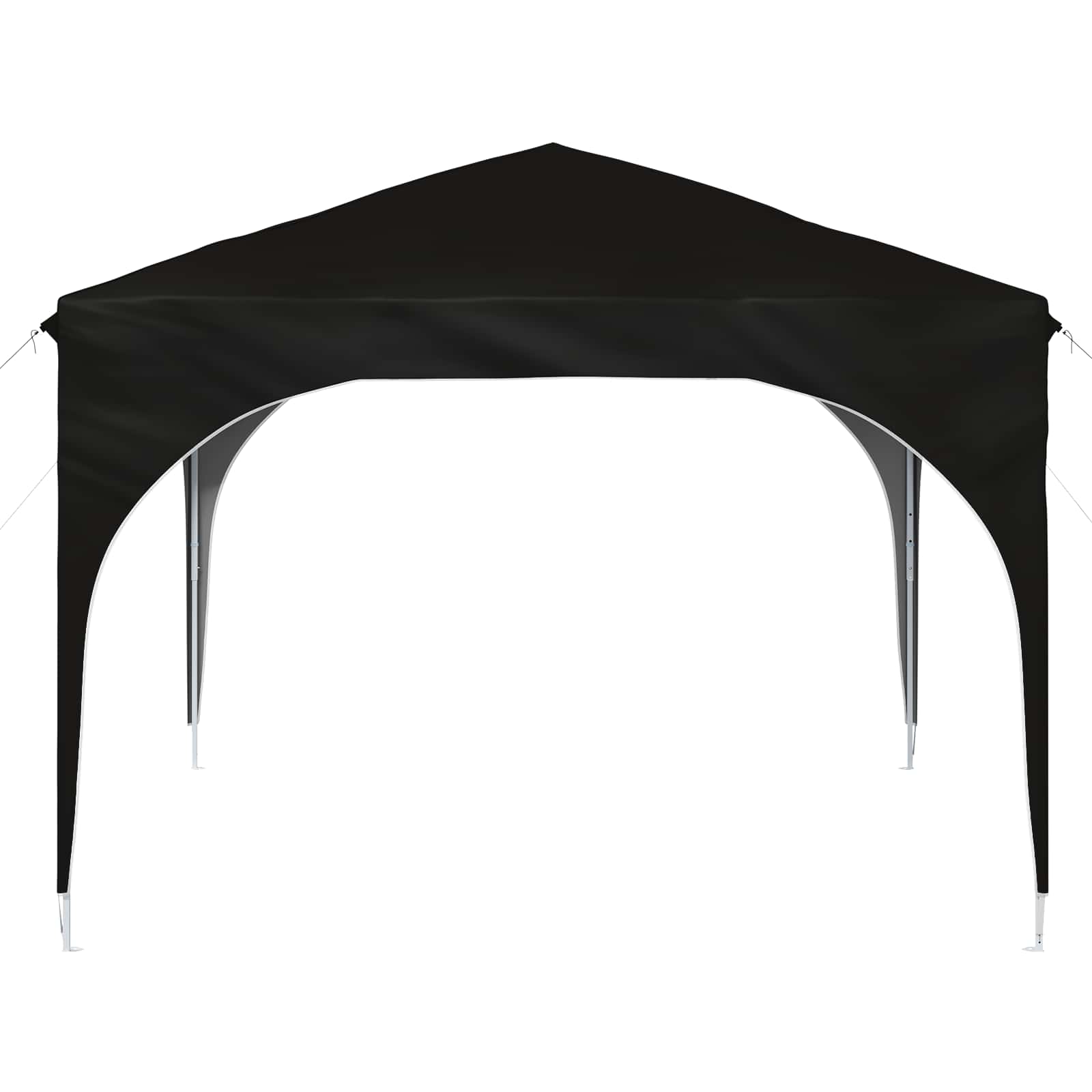 vidaXL Namiot imprezowy rozkładany 290 x 290 x 245 cm Czarny