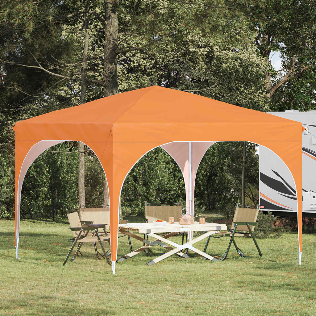 vidaXL Namiot imprezowy rozkładany 290 x 290 x 245 cm pomarańczowy