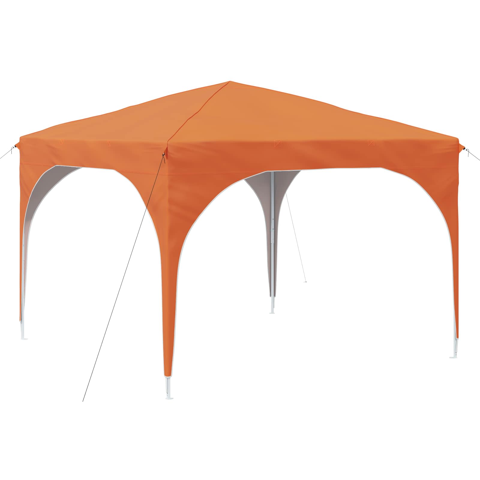 vidaXL Namiot imprezowy rozkładany 290 x 290 x 245 cm pomarańczowy