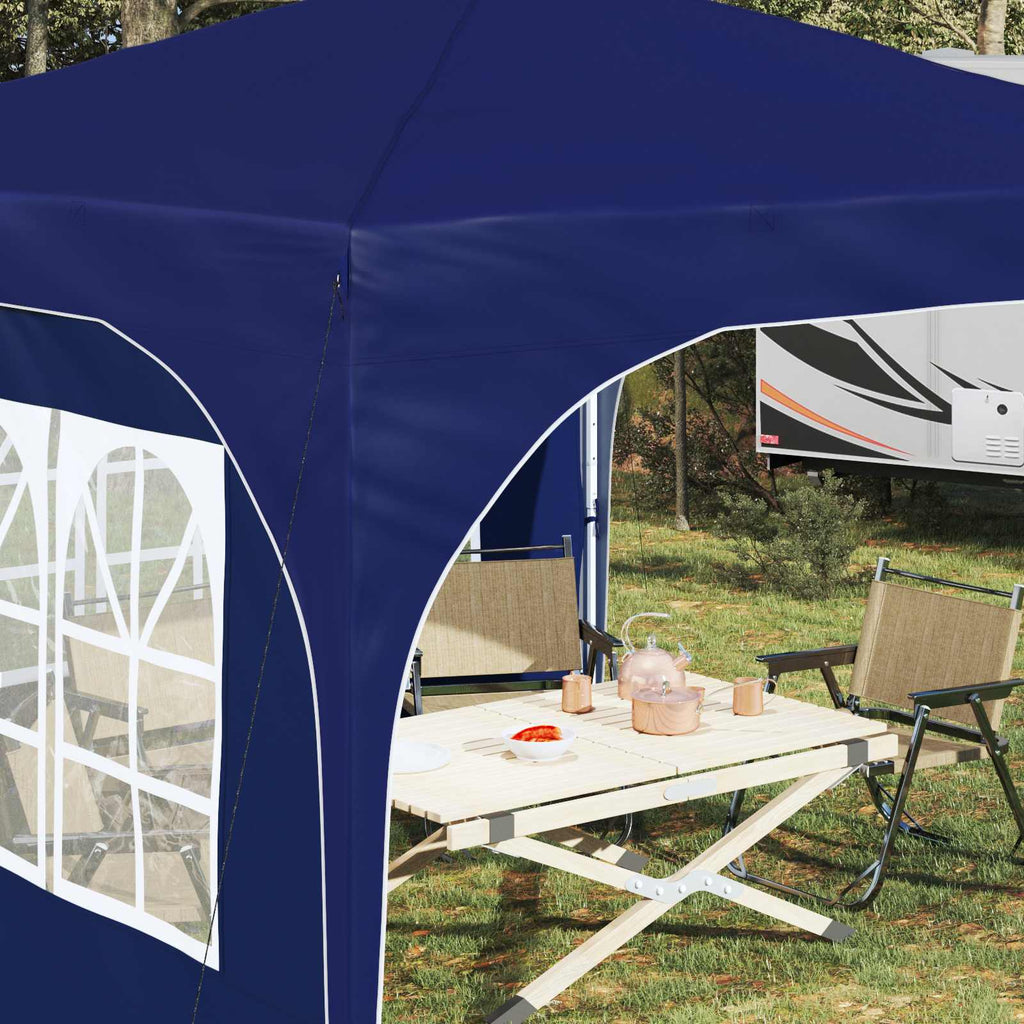 vidaXL Namiot imprezowy rozkładany 290 x 290 x 245 cm niebieski