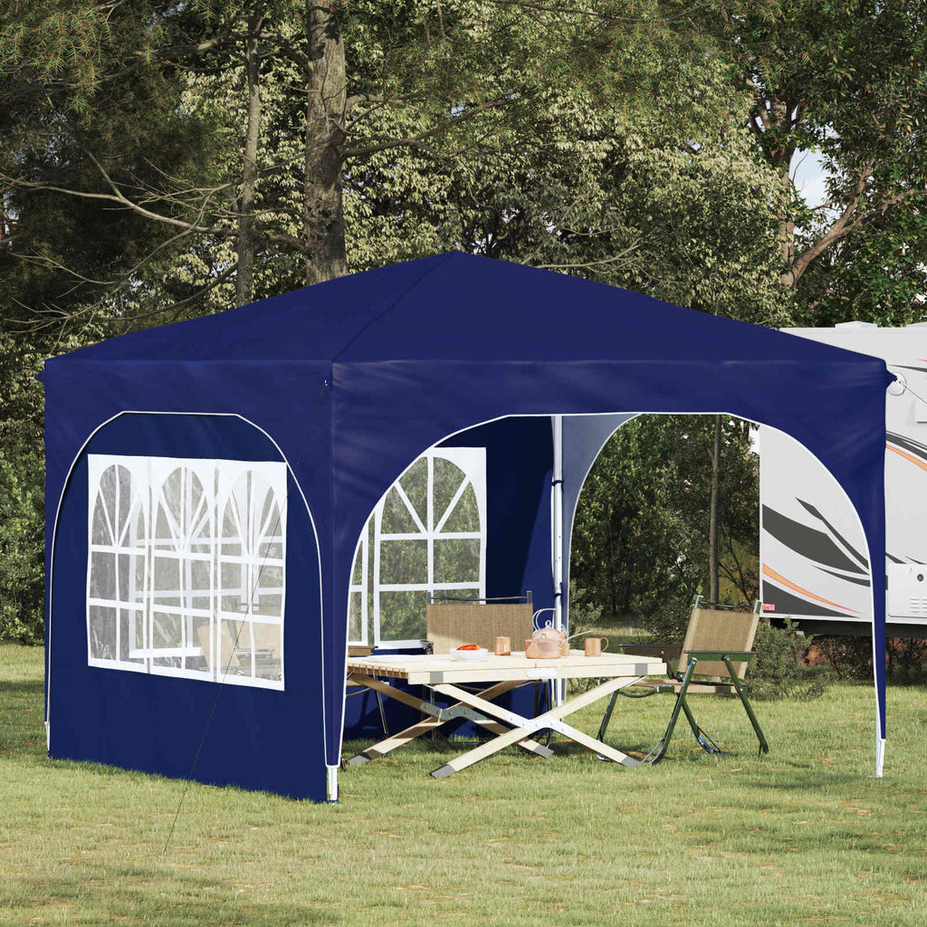 vidaXL Namiot imprezowy rozkładany 290 x 290 x 245 cm niebieski