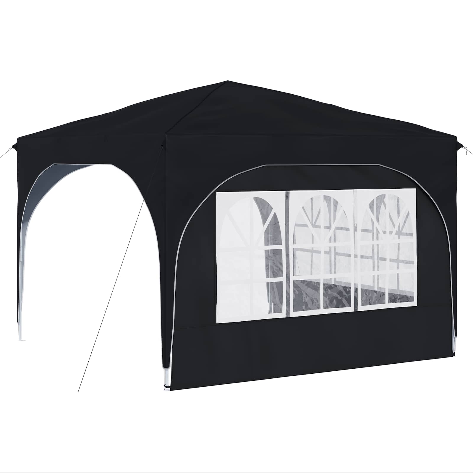 vidaXL Namiot imprezowy rozkładany 290 x 290 x 245 cm Antracyt