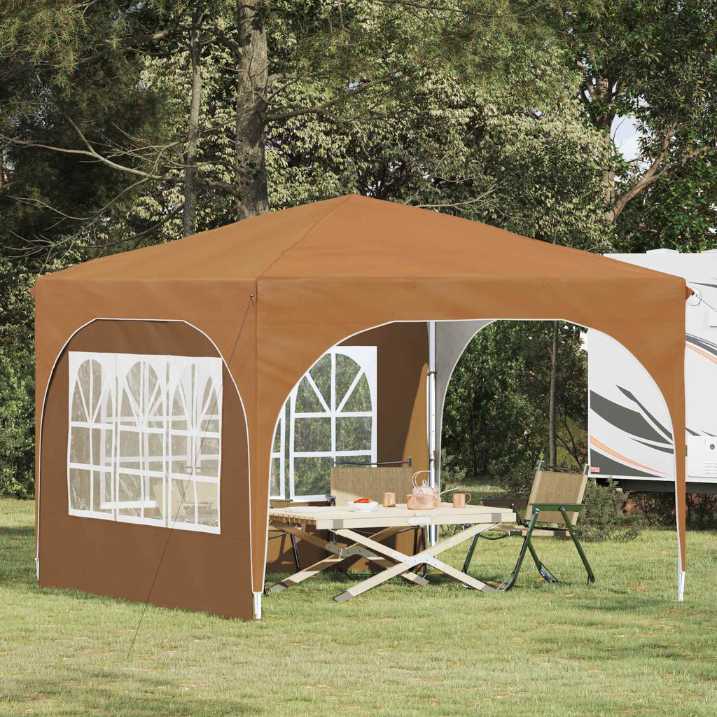 vidaXL Namiot imprezowy rozkładany 290 x 290 x 245 cm Beżowy