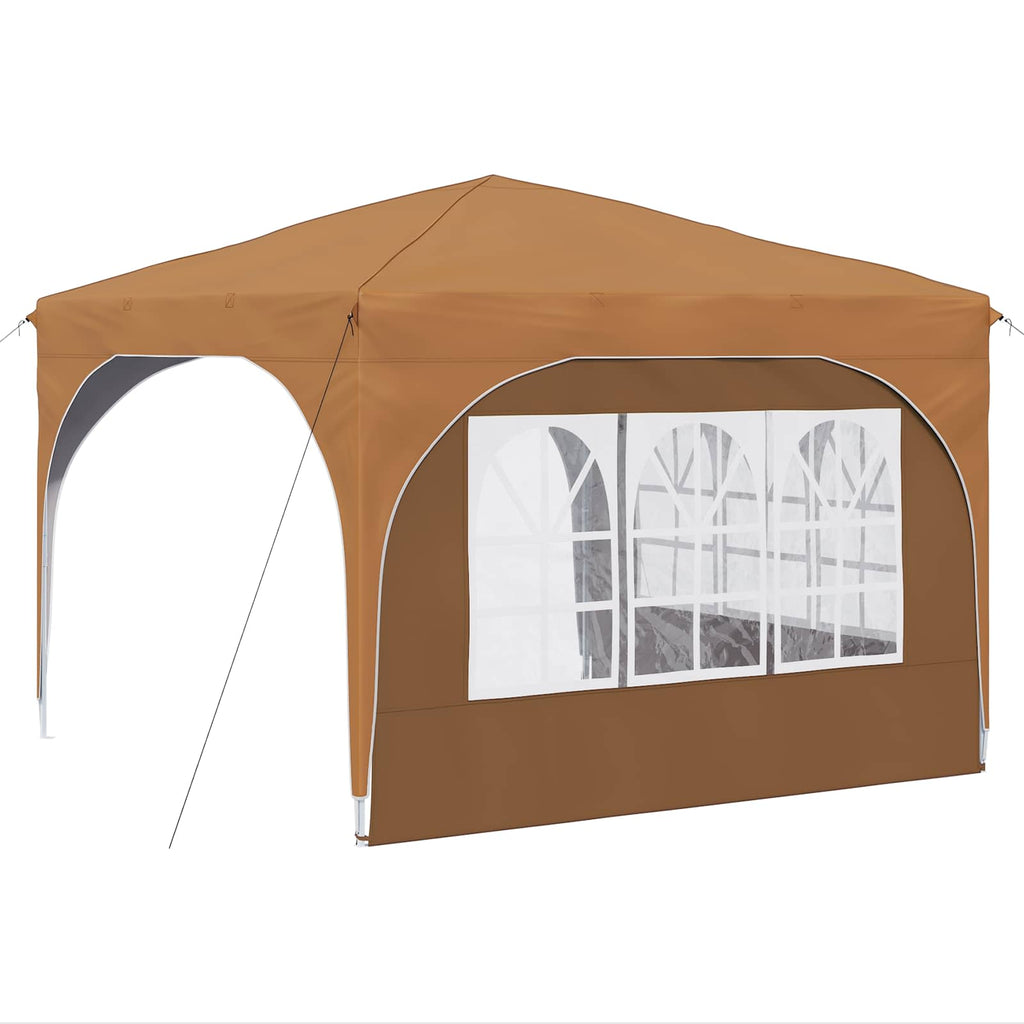 vidaXL Namiot imprezowy rozkładany 290 x 290 x 245 cm Beżowy