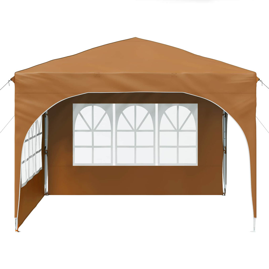 vidaXL Namiot imprezowy rozkładany 290 x 290 x 245 cm Beżowy
