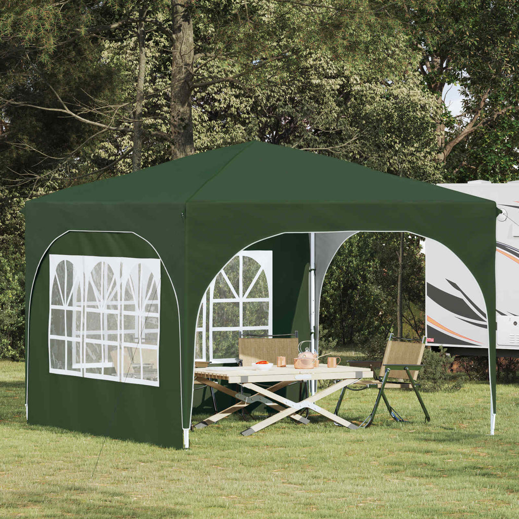 vidaXL Namiot imprezowy rozkładany 290 x 290 x 245 cm zielony
