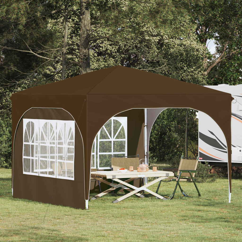 vidaXL Namiot imprezowy rozkładany 290 x 290 x 245 cm Ciemnoszary