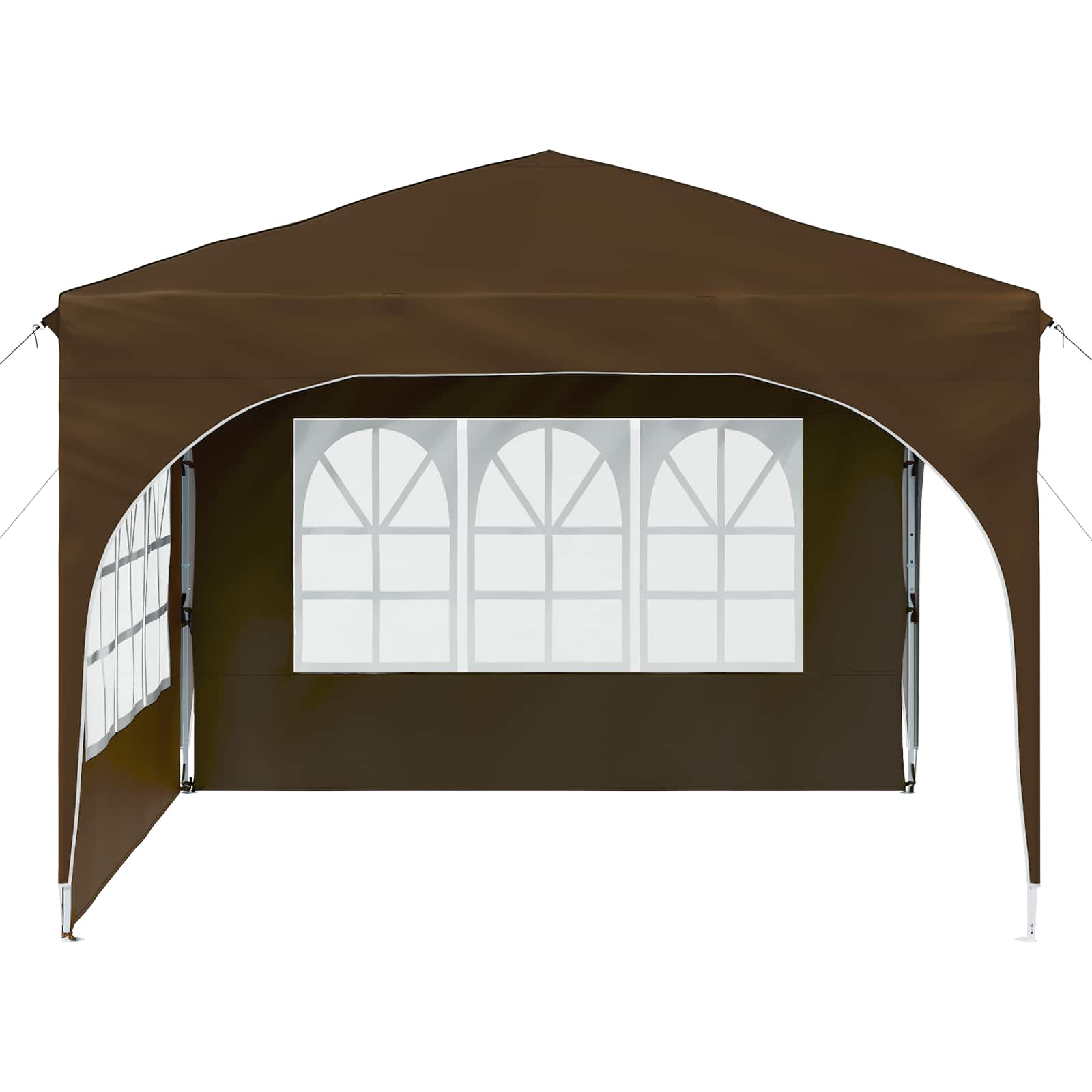 vidaXL Namiot imprezowy rozkładany 290 x 290 x 245 cm Ciemnoszary