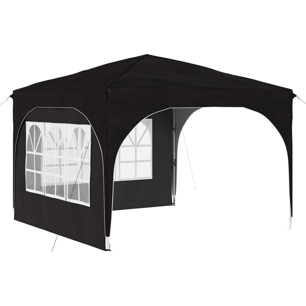 vidaXL Namiot imprezowy rozkładany 290 x 290 x 245 cm Czarny