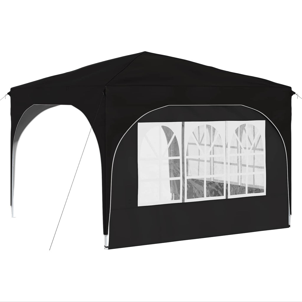 vidaXL Namiot imprezowy rozkładany 290 x 290 x 245 cm Czarny