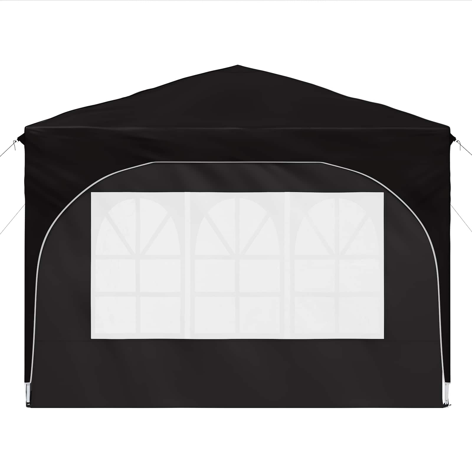 vidaXL Namiot imprezowy rozkładany 290 x 290 x 245 cm Czarny