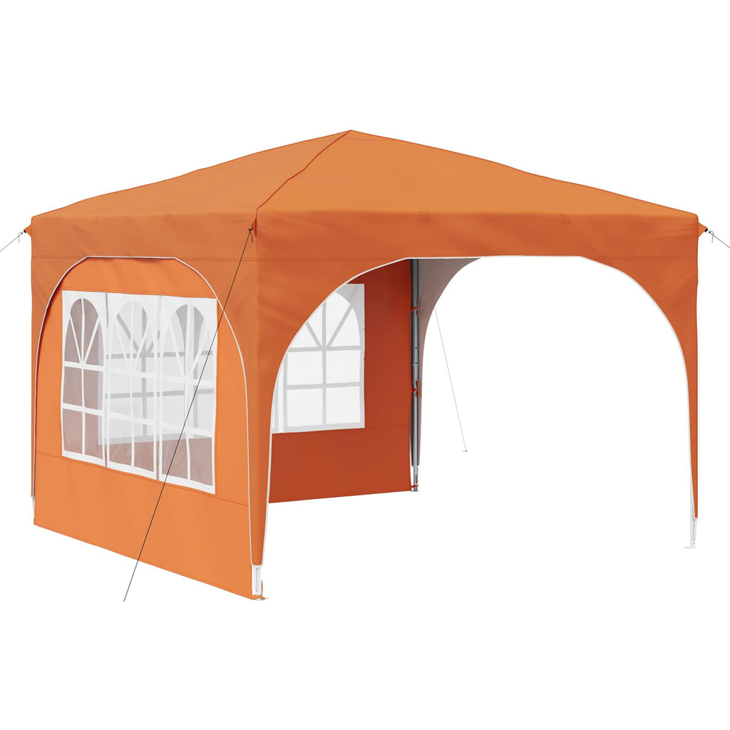 vidaXL Namiot imprezowy rozkładany 290 x 290 x 245 cm pomarańczowy