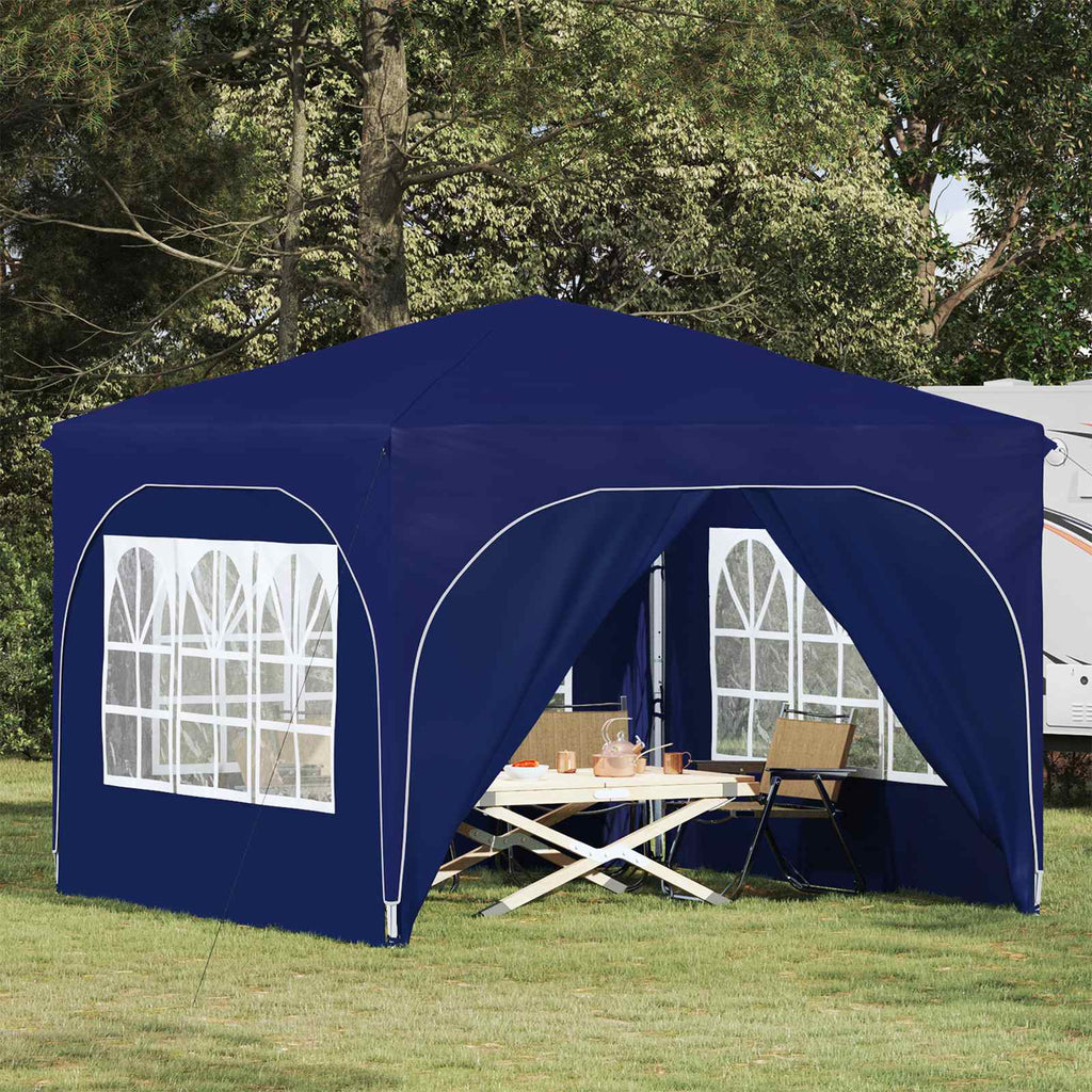 vidaXL Namiot imprezowy rozkładany 290 x 290 x 245 cm niebieski