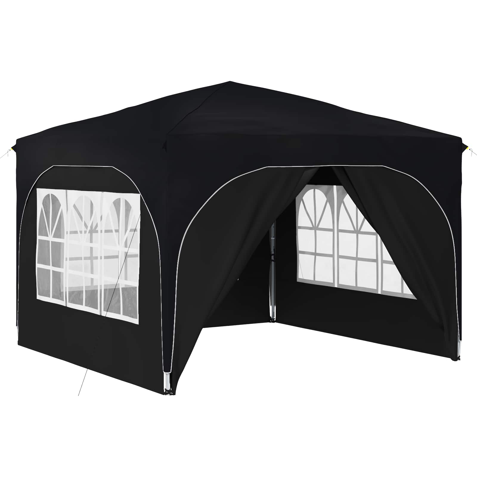 vidaXL Namiot imprezowy rozkładany 290 x 290 x 245 cm Antracyt
