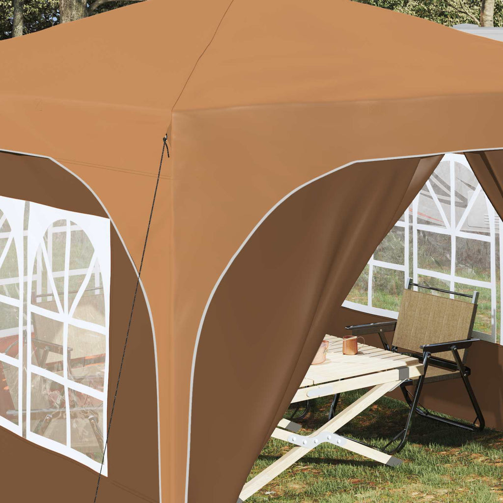 vidaXL Namiot imprezowy rozkładany 290 x 290 x 245 cm Beżowy