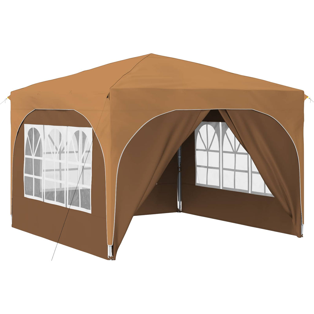 vidaXL Namiot imprezowy rozkładany 290 x 290 x 245 cm Beżowy