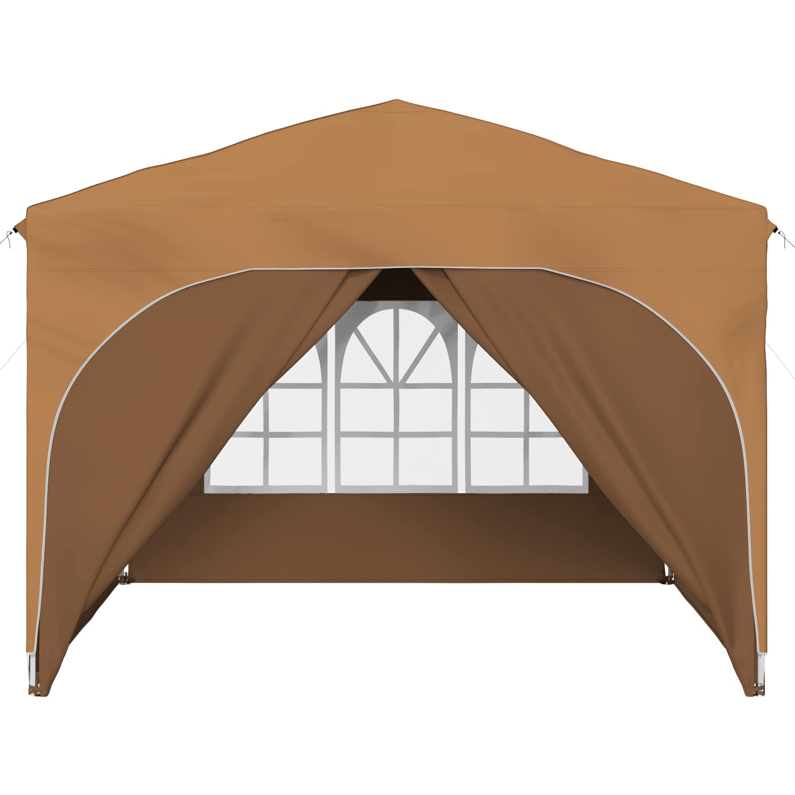 vidaXL Namiot imprezowy rozkładany 290 x 290 x 245 cm Beżowy