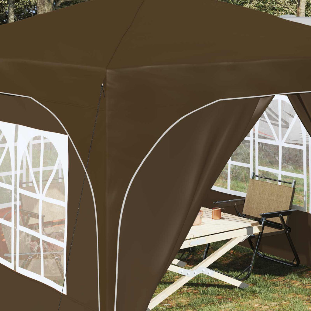 vidaXL Namiot imprezowy rozkładany 290 x 290 x 245 cm Ciemnoszary