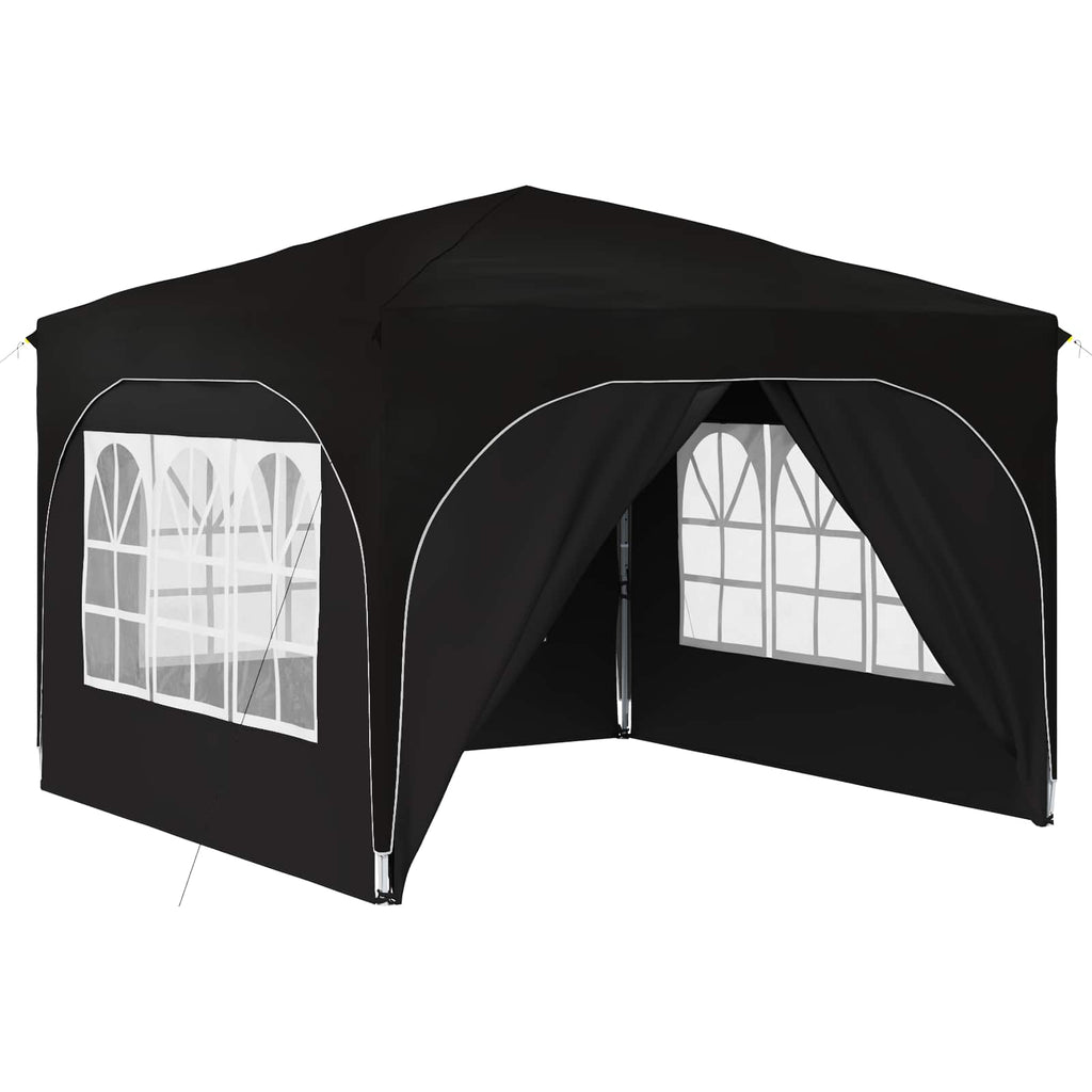 vidaXL Namiot imprezowy rozkładany 290 x 290 x 245 cm Czarny