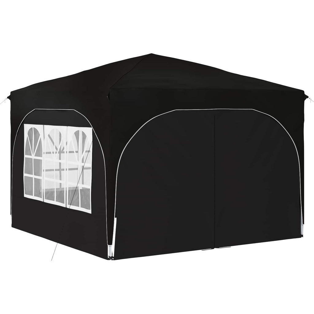 vidaXL Namiot imprezowy rozkładany 290 x 290 x 245 cm Czarny