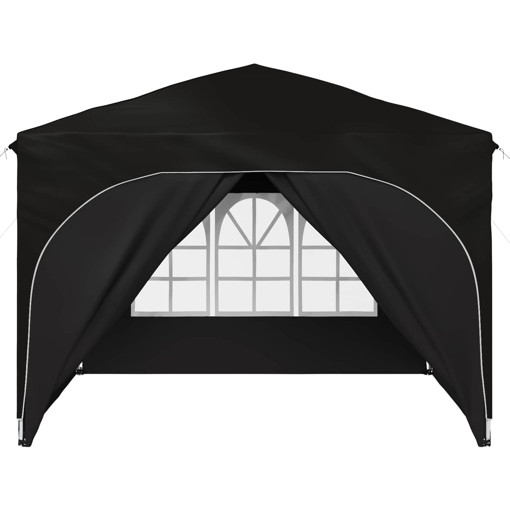 vidaXL Namiot imprezowy rozkładany 290 x 290 x 245 cm Czarny