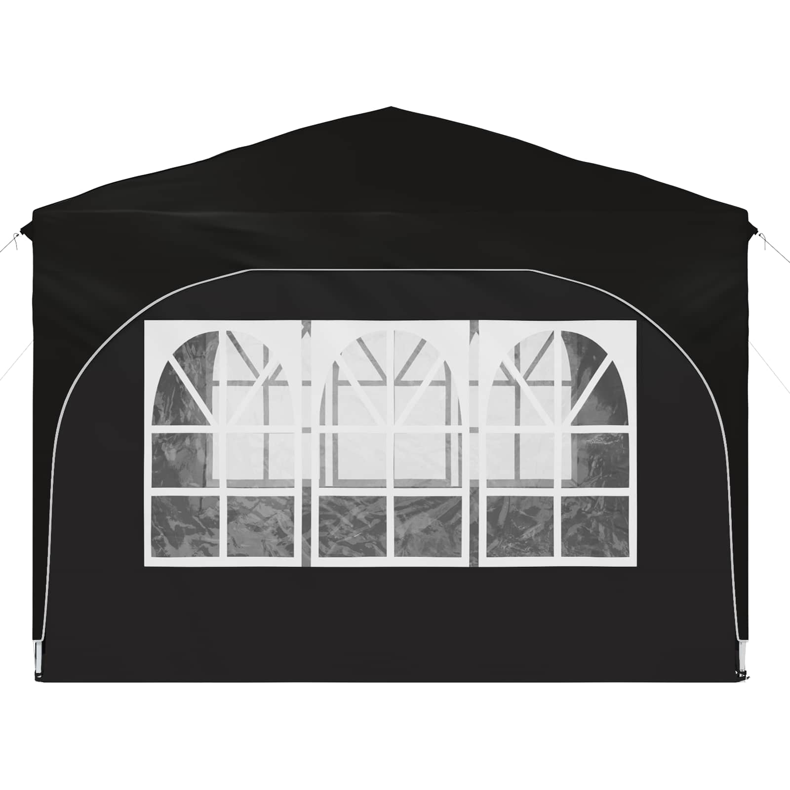 vidaXL Namiot imprezowy rozkładany 290 x 290 x 245 cm Czarny