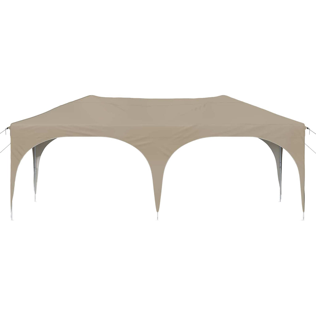 vidaXL Namiot imprezowy rozkładany 575 x 288 x 245 cm kremowy