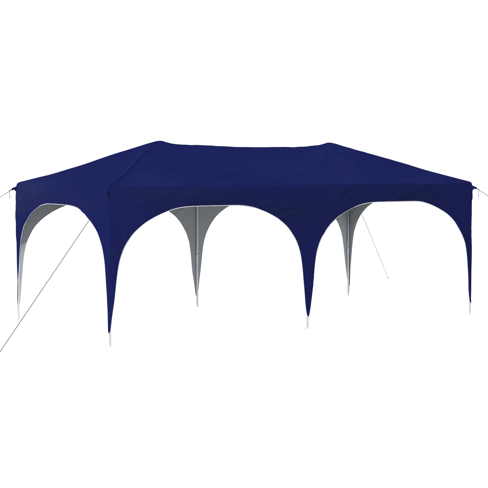 vidaXL Namiot imprezowy rozkładany 575 x 288 x 245 cm niebieski