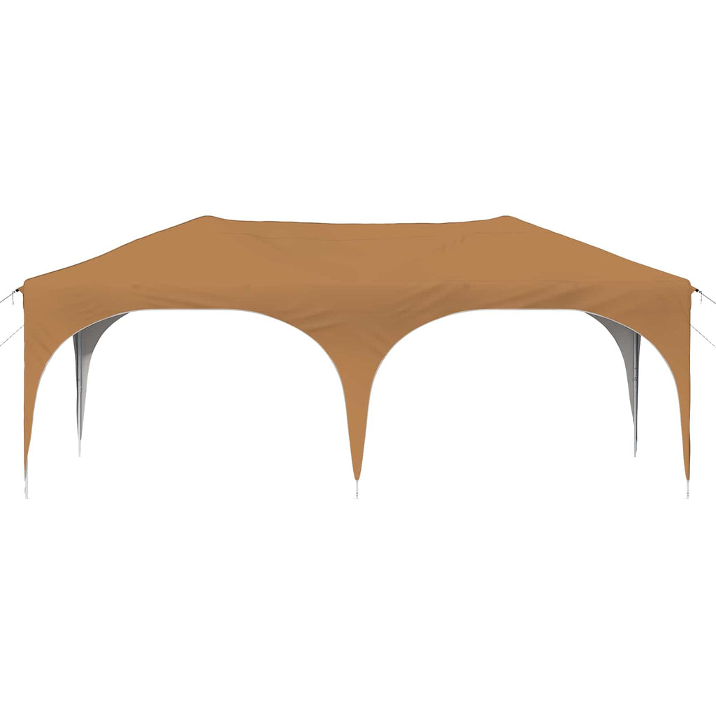 vidaXL Namiot imprezowy rozkładany 575 x 288 x 245 cm Beżowy