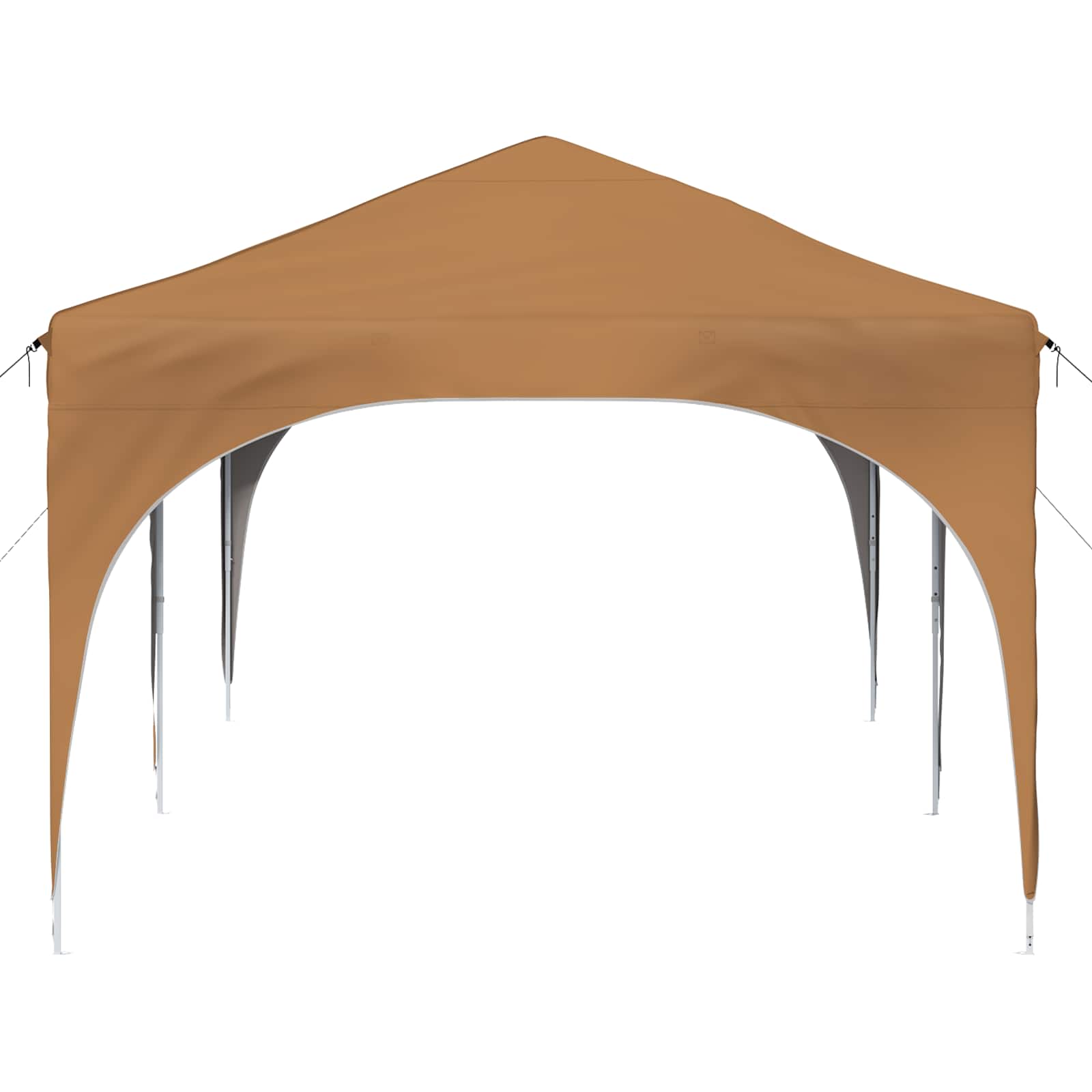 vidaXL Namiot imprezowy rozkładany 575 x 288 x 245 cm Beżowy