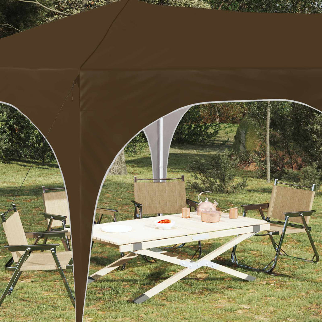 vidaXL Namiot imprezowy rozkładany 575 x 288 x 245 cm Ciemnoszary
