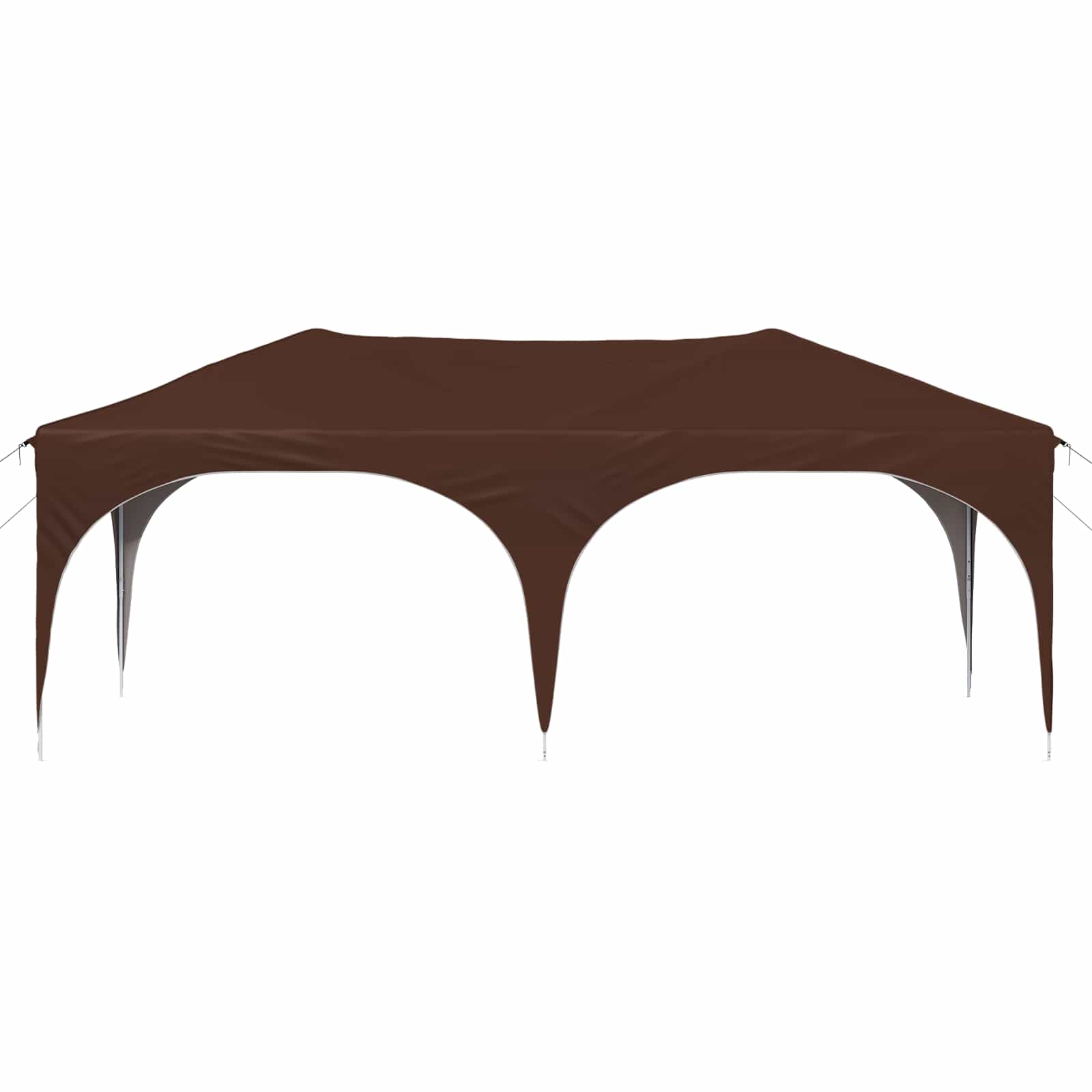 vidaXL Namiot imprezowy rozkładany 575 x 288 x 245 cm brązowy
