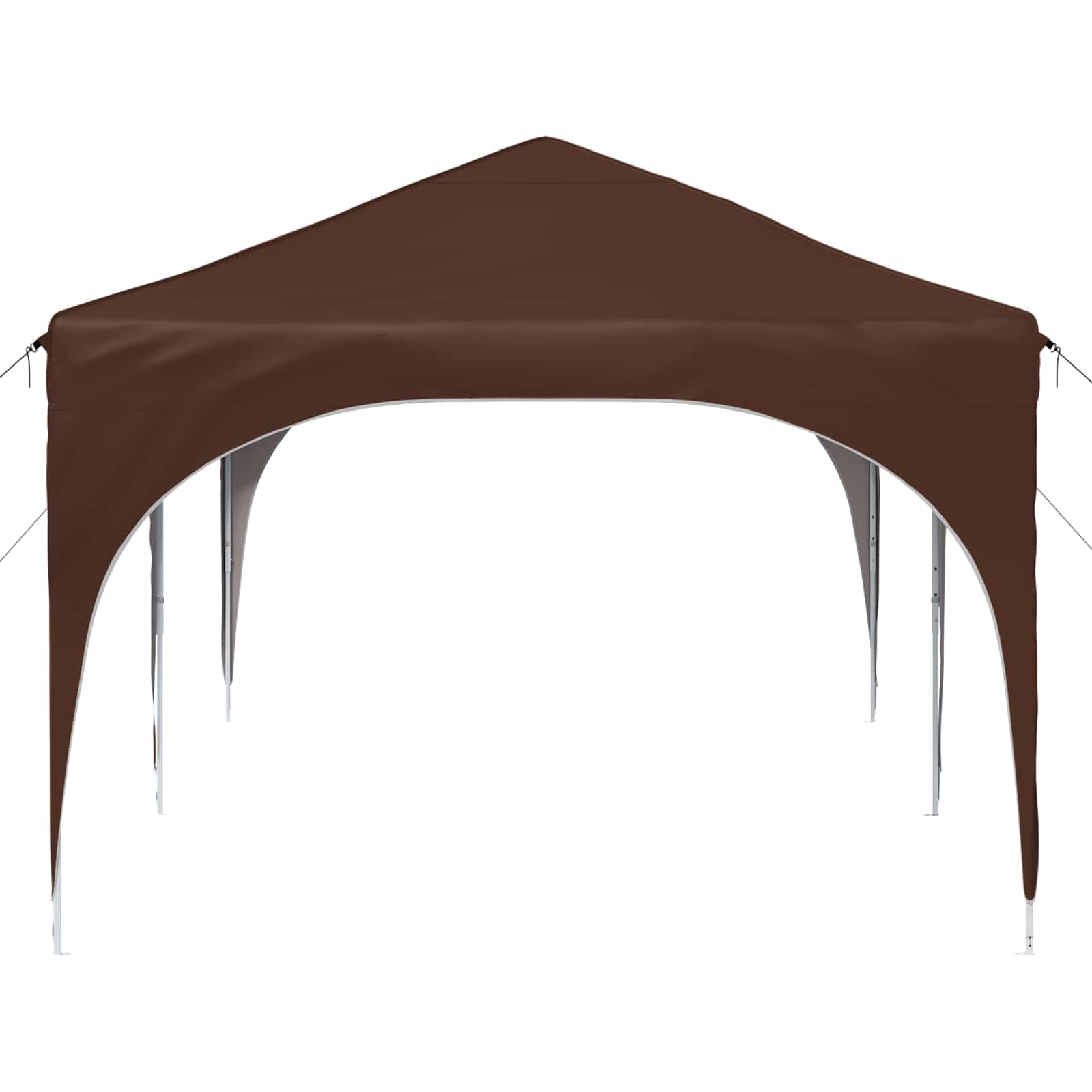 vidaXL Namiot imprezowy rozkładany 575 x 288 x 245 cm brązowy