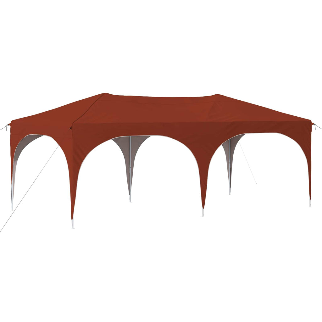 vidaXL Namiot imprezowy rozkładany 575 x 288 x 245 cm terakota