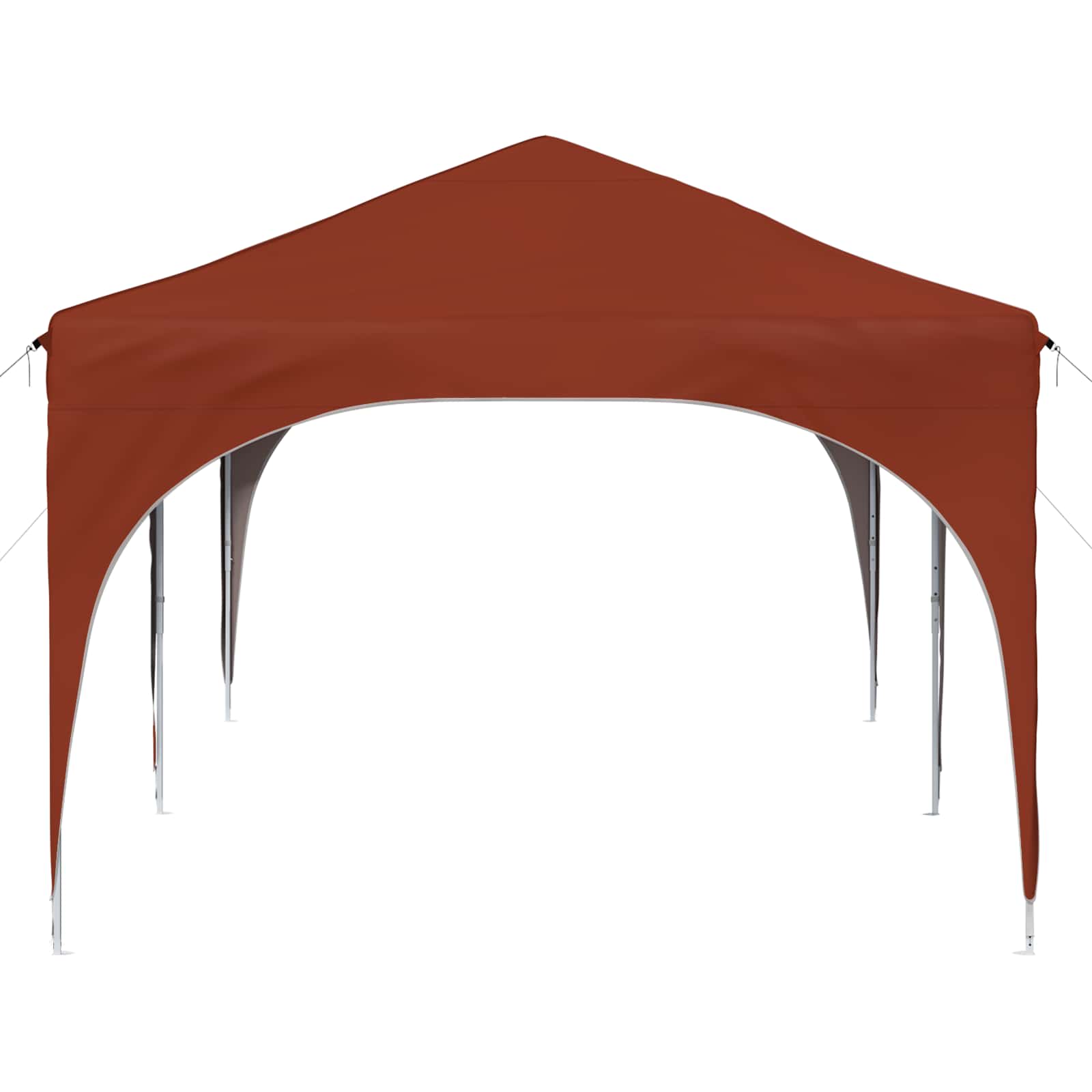vidaXL Namiot imprezowy rozkładany 575 x 288 x 245 cm terakota