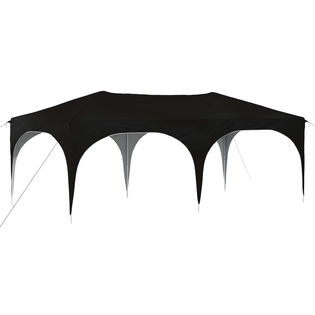 vidaXL Namiot imprezowy rozkładany 575 x 288 x 245 cm Czarny