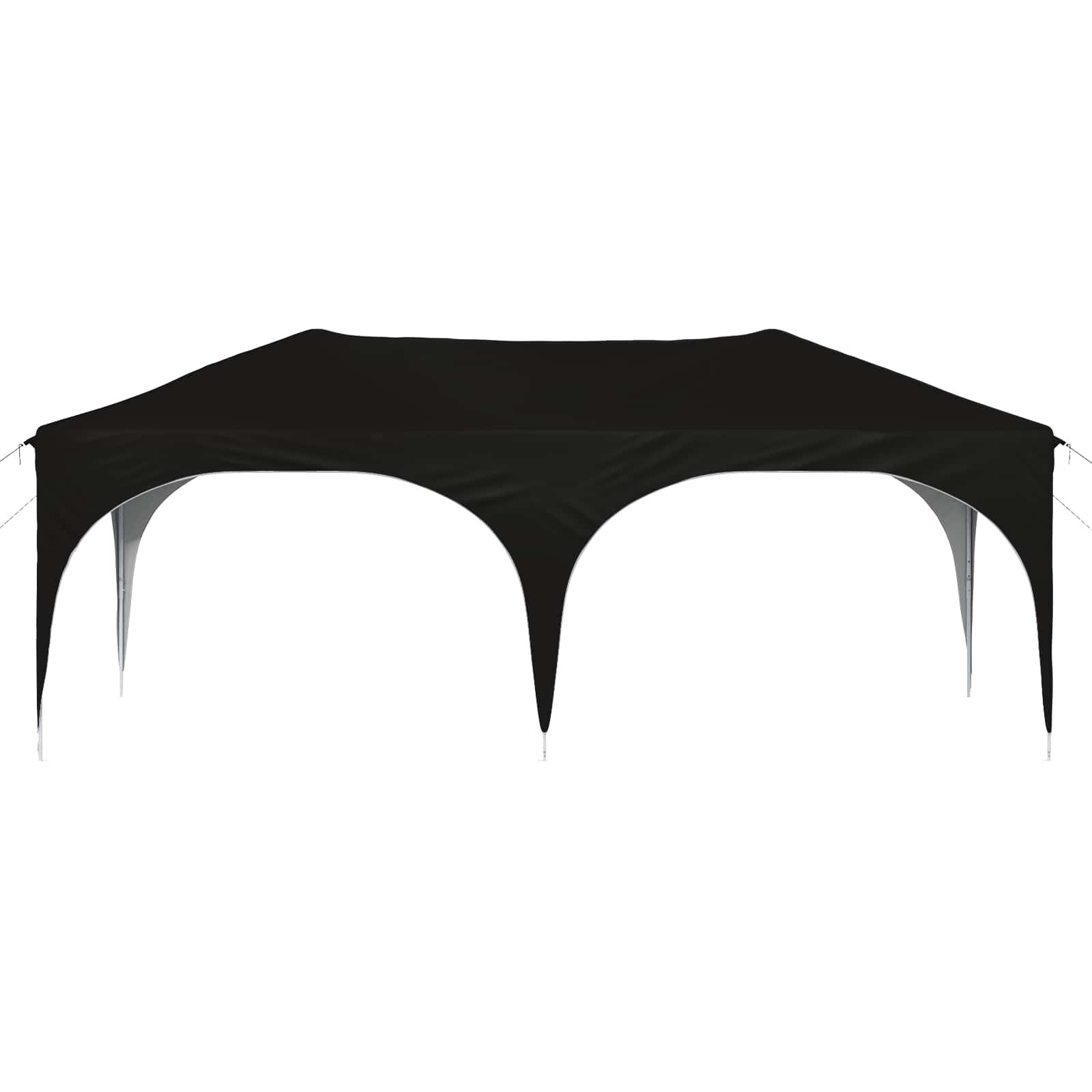 vidaXL Namiot imprezowy rozkładany 575 x 288 x 245 cm Czarny