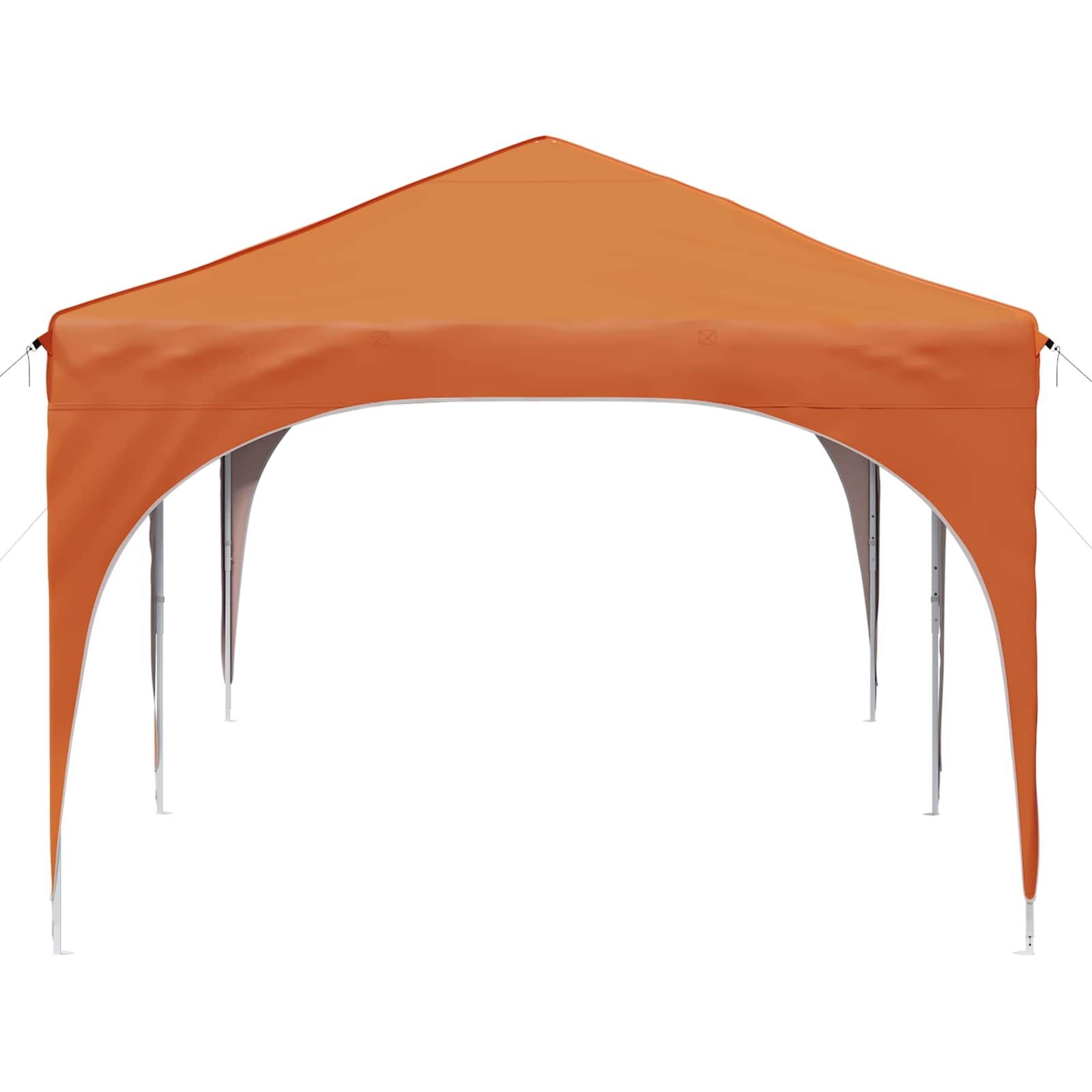 vidaXL Namiot imprezowy rozkładany 575 x 288 x 245 cm pomarańczowy