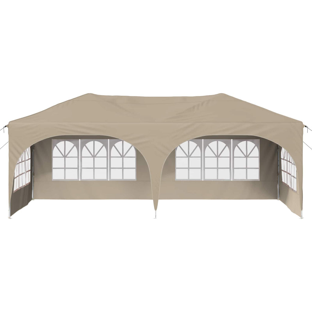 vidaXL Namiot imprezowy rozkładany 575 x 288 x 245 cm kremowy